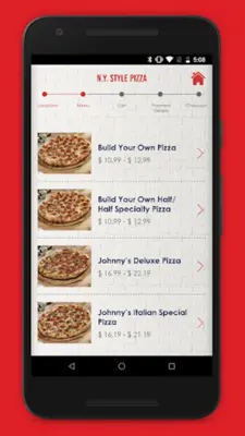 Johnny Brusco's Pizza android App screenshot 3